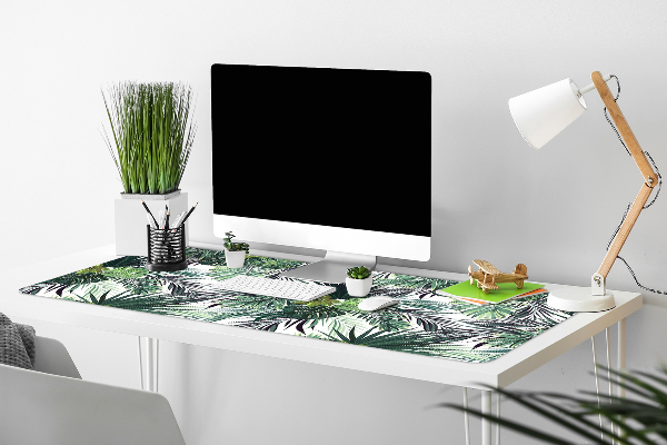 Full desk mat Green leaves