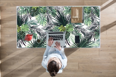 Full desk mat Green leaves