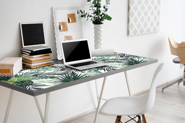 Full desk mat Green leaves