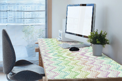 Full desk protector Dots herringbone