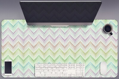 Full desk protector Dots herringbone