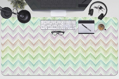 Full desk protector Dots herringbone