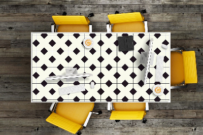 Full desk pad geometric pattern