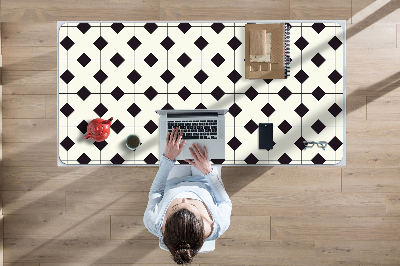 Full desk pad geometric pattern