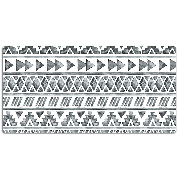 Large desk mat table protector ethnic pattern