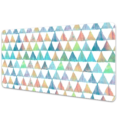 Full desk protector geometric triangles