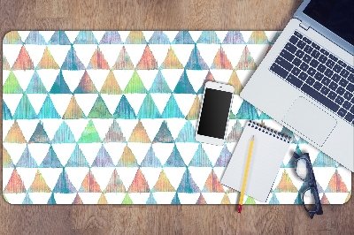 Full desk protector geometric triangles