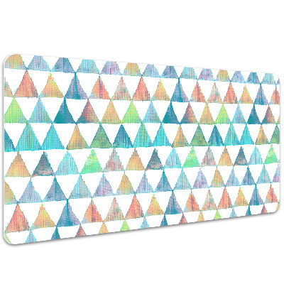 Full desk protector geometric triangles