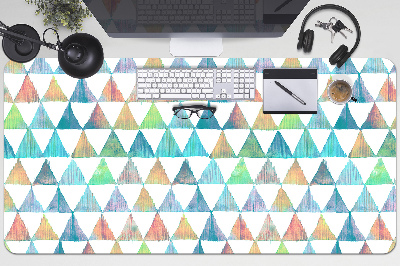 Full desk protector geometric triangles