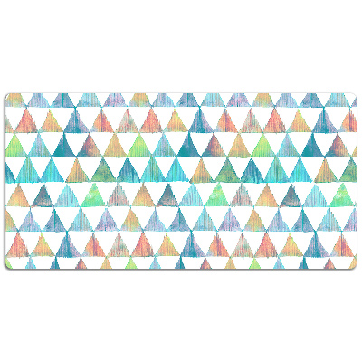 Full desk protector geometric triangles