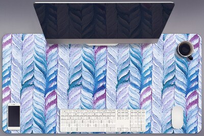 Full desk mat Herringbone pattern