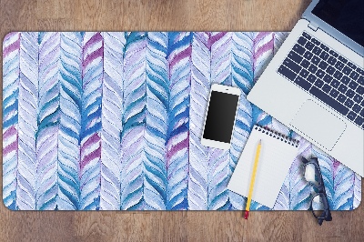 Full desk mat Herringbone pattern