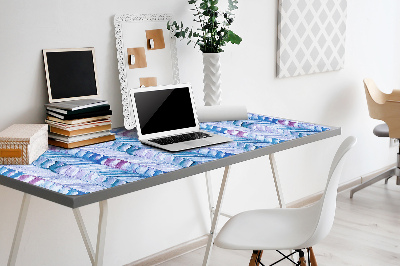 Full desk mat Herringbone pattern