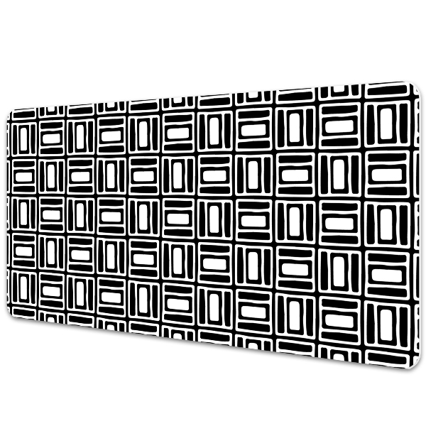 Full desk pad geometric pattern