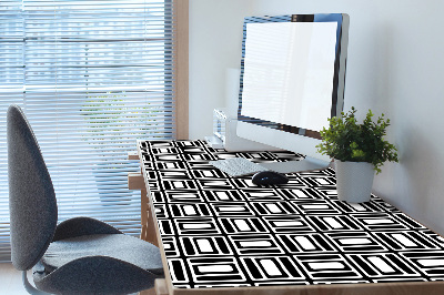 Full desk pad geometric pattern