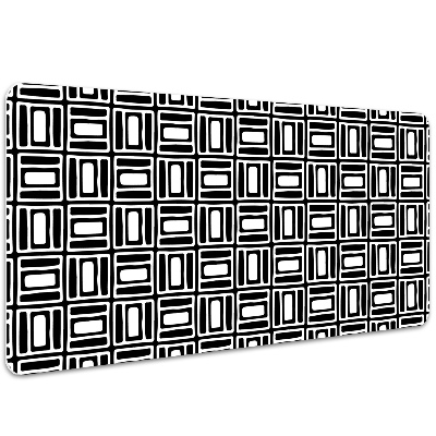 Full desk pad geometric pattern