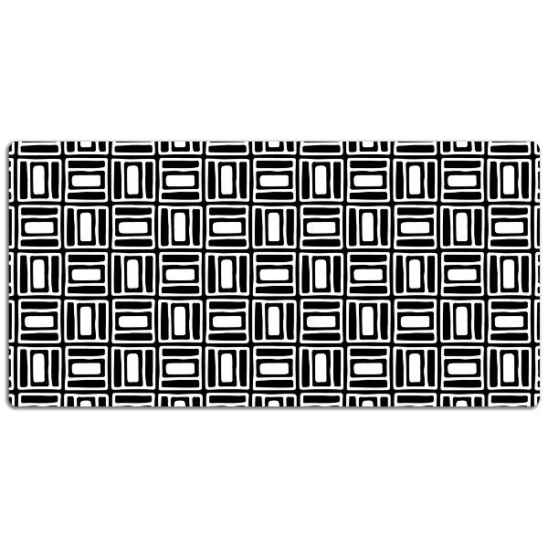 Full desk pad geometric pattern