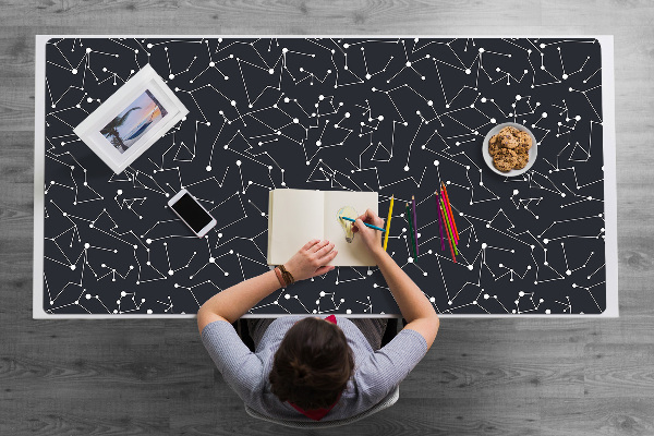 Full desk protector constellations galaxy