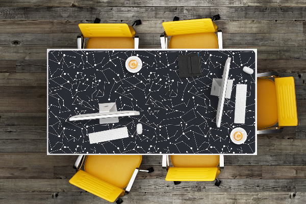 Full desk protector constellations galaxy