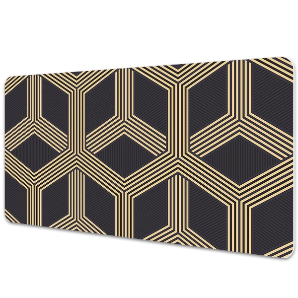 Full desk pad geometric pattern