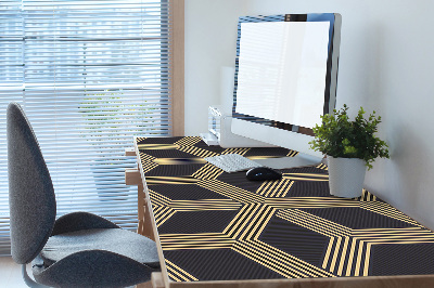 Full desk pad geometric pattern