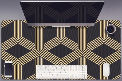 Full desk pad geometric pattern