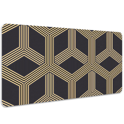 Full desk pad geometric pattern