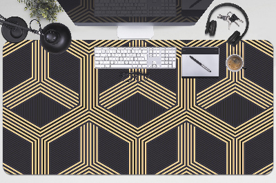 Full desk pad geometric pattern