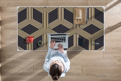 Full desk pad geometric pattern