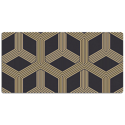 Full desk pad geometric pattern