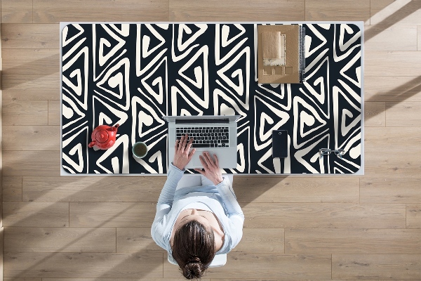 Full desk pad geometric pattern