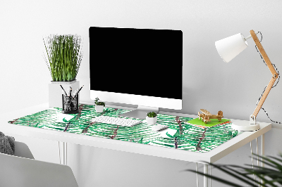 Full desk mat palm leaves