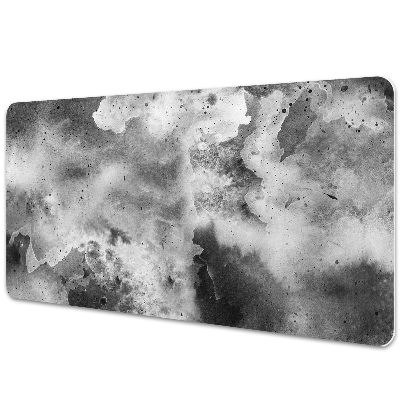 Large desk mat table protector Dark clouds