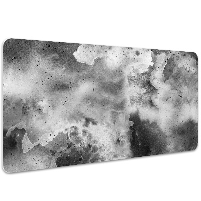 Large desk mat table protector Dark clouds