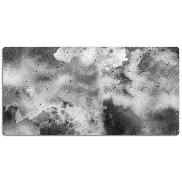 Large desk mat table protector Dark clouds