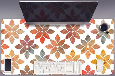 Full desk mat flowery pattern