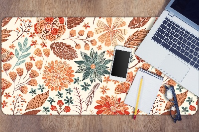 Desk mat artistic Flowers