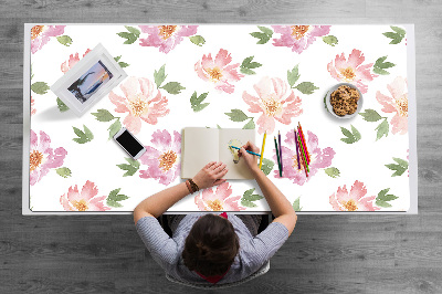 Desk pad watercolor Flowers