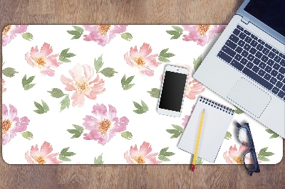 Desk pad watercolor Flowers