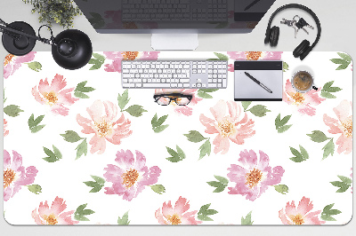 Desk pad watercolor Flowers