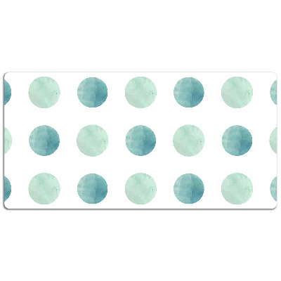 Desk pad watercolor dots