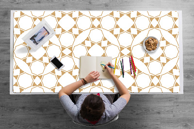 Full desk pad geometric pattern