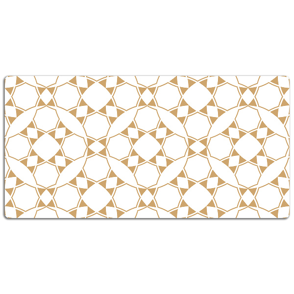 Full desk pad geometric pattern