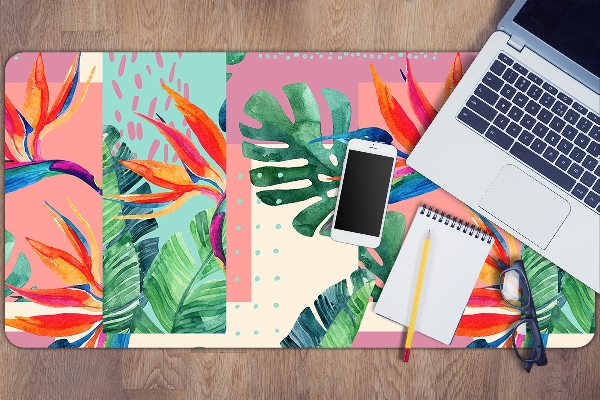 Desk mat Tropical mosaic