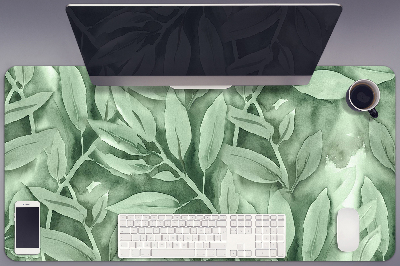 Full desk mat smooth leaves