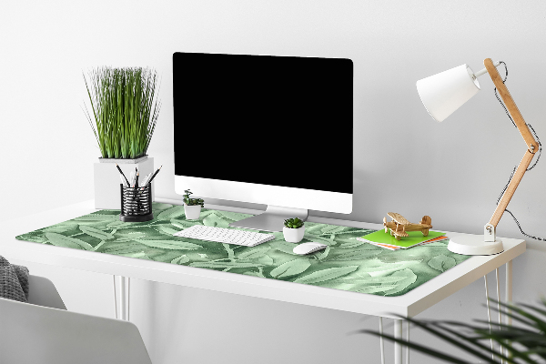 Full desk mat smooth leaves