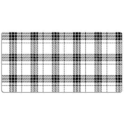 Large desk pad PVC protector Plaid pattern