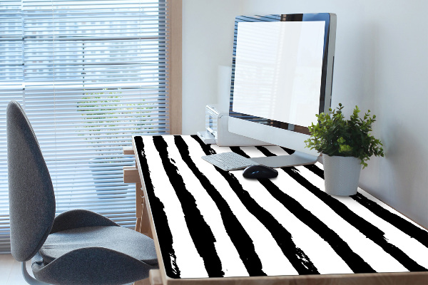 Large desk mat for children zebra