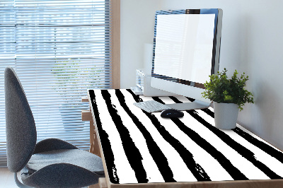 Large desk mat for children zebra