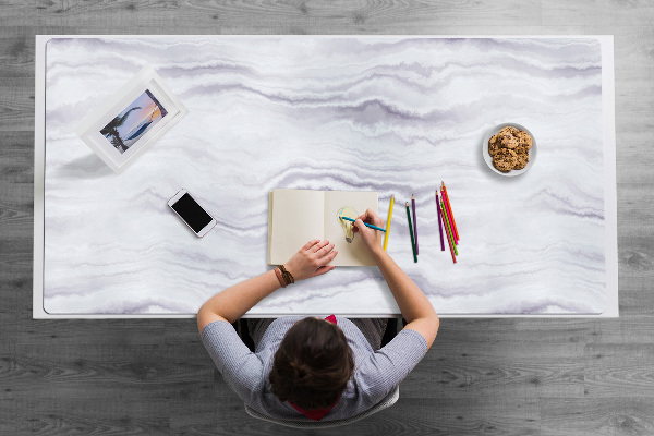 Large desk mat table protector Stone pattern